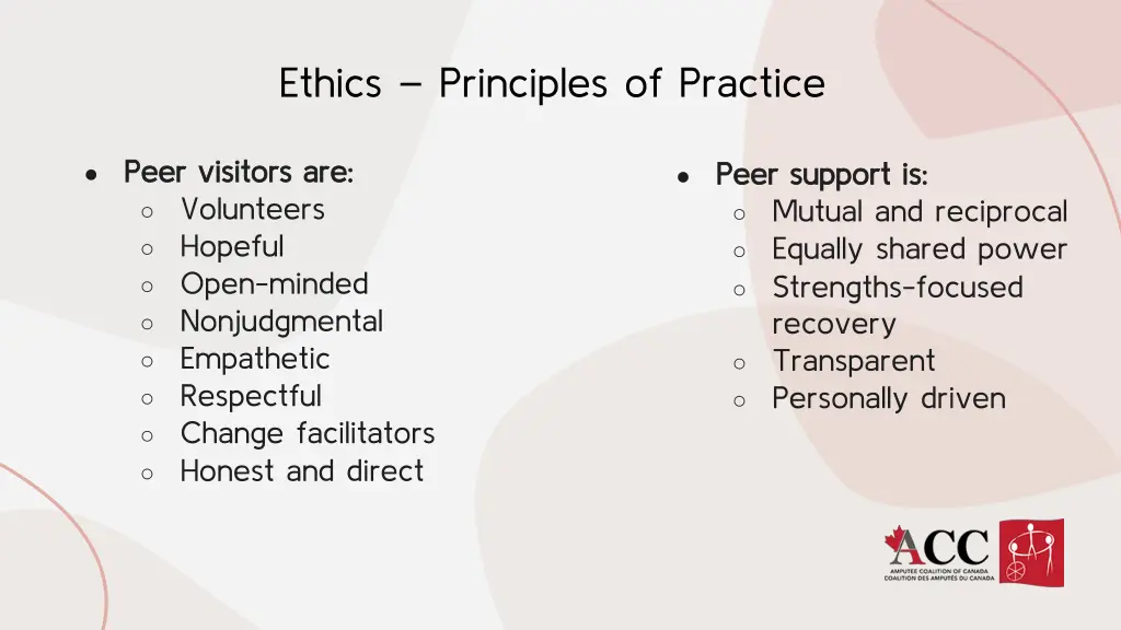 ethics principles of practice