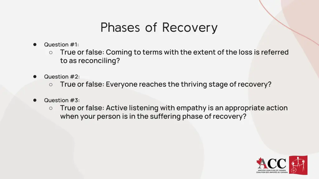 phases of recovery 2