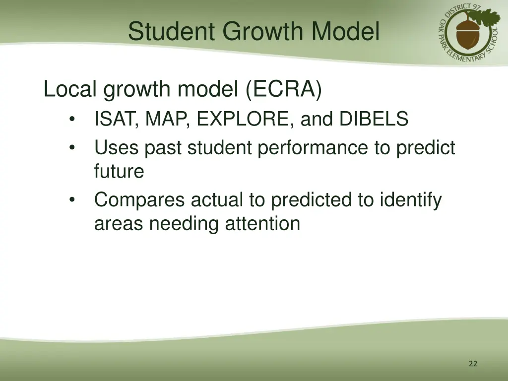 student growth model