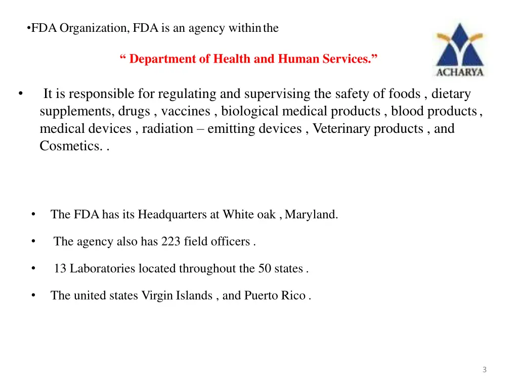 fda organization fda is an agency withinthe