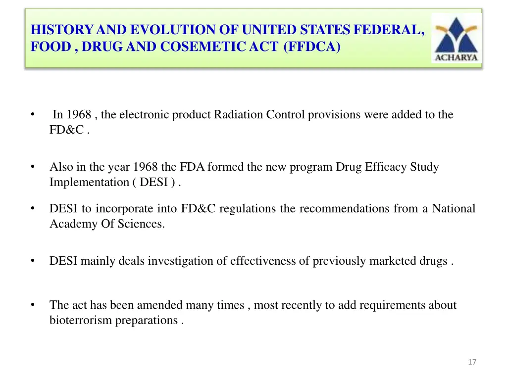 history and evolution of united states federal