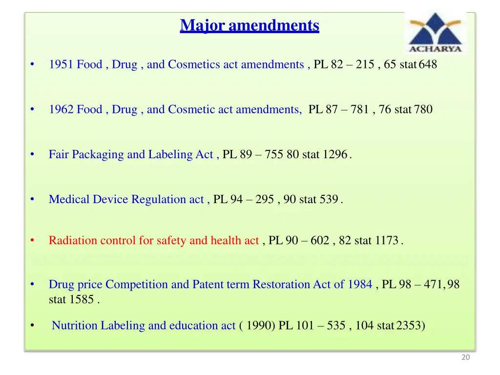 majoramendments