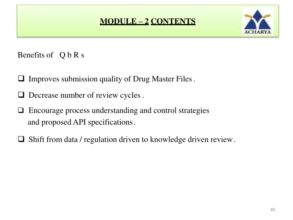 module 2 contents 1