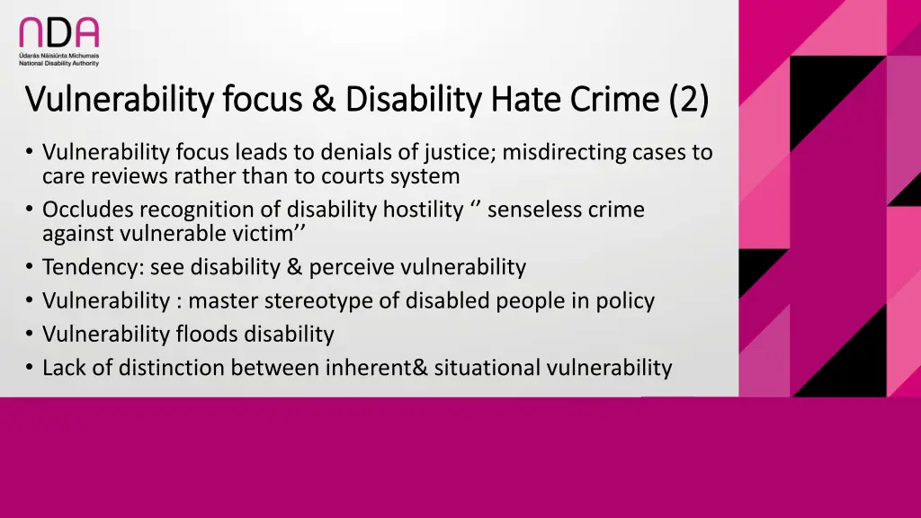 vulnerability focus disability hate crime 1