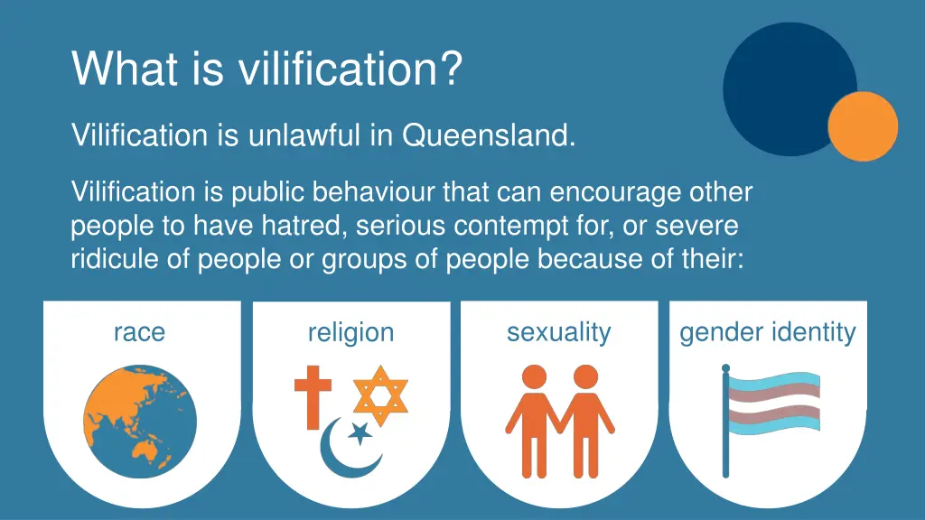 what is vilification