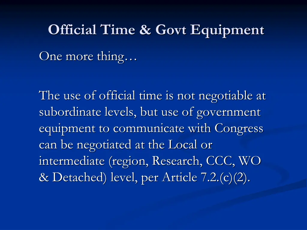 official time govt equipment 1