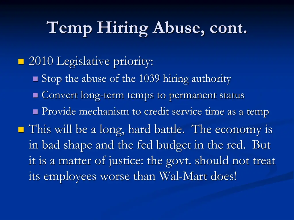 temp hiring abuse cont