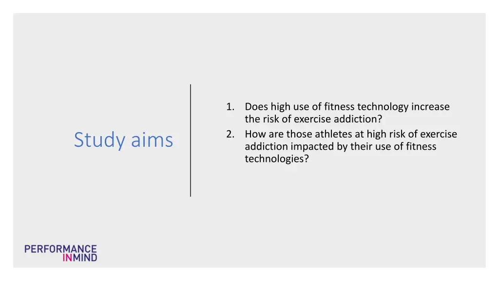 1 does high use of fitness technology increase