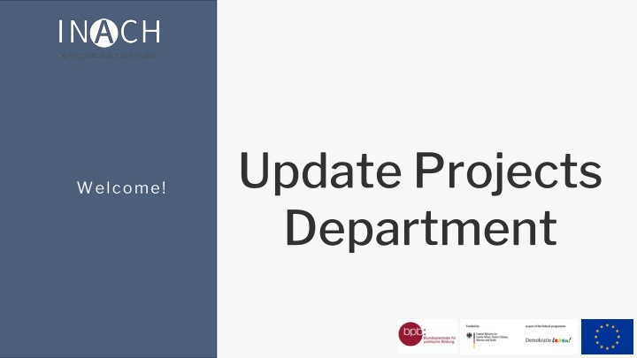 update projects department