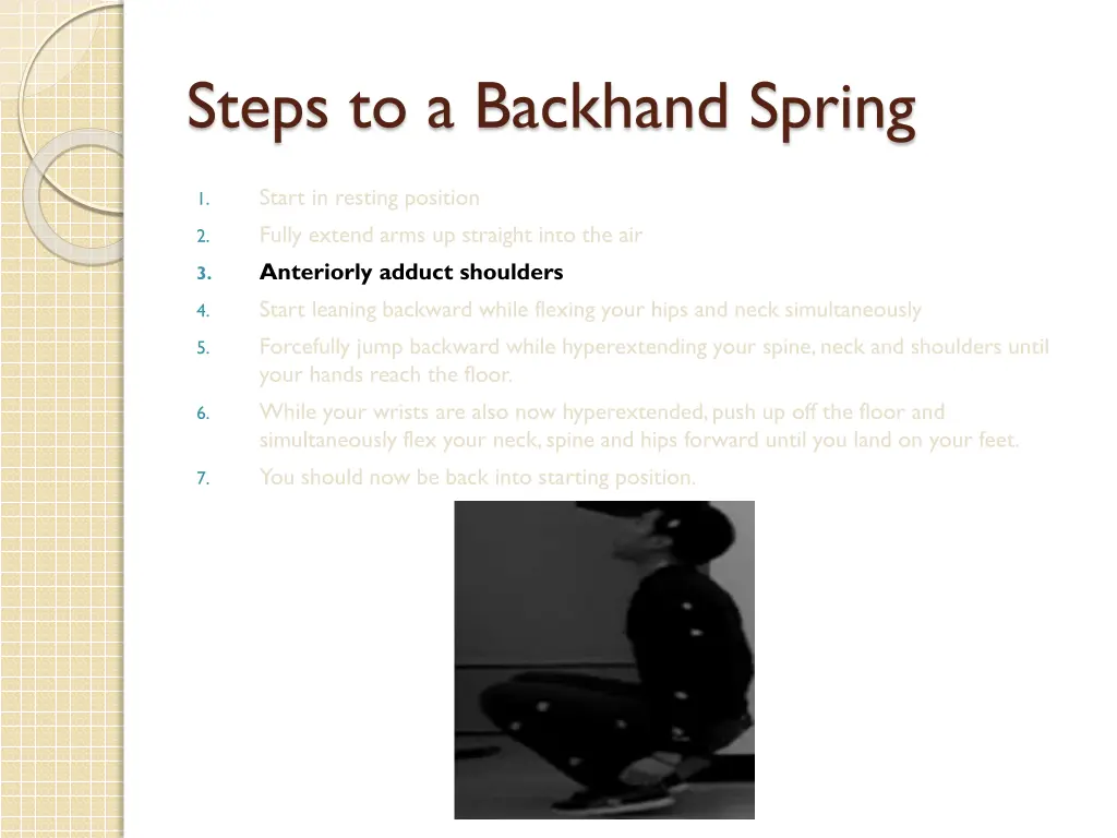 steps to a backhand spring 2