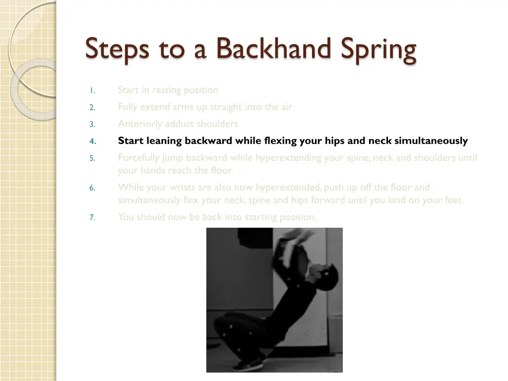 steps to a backhand spring 3