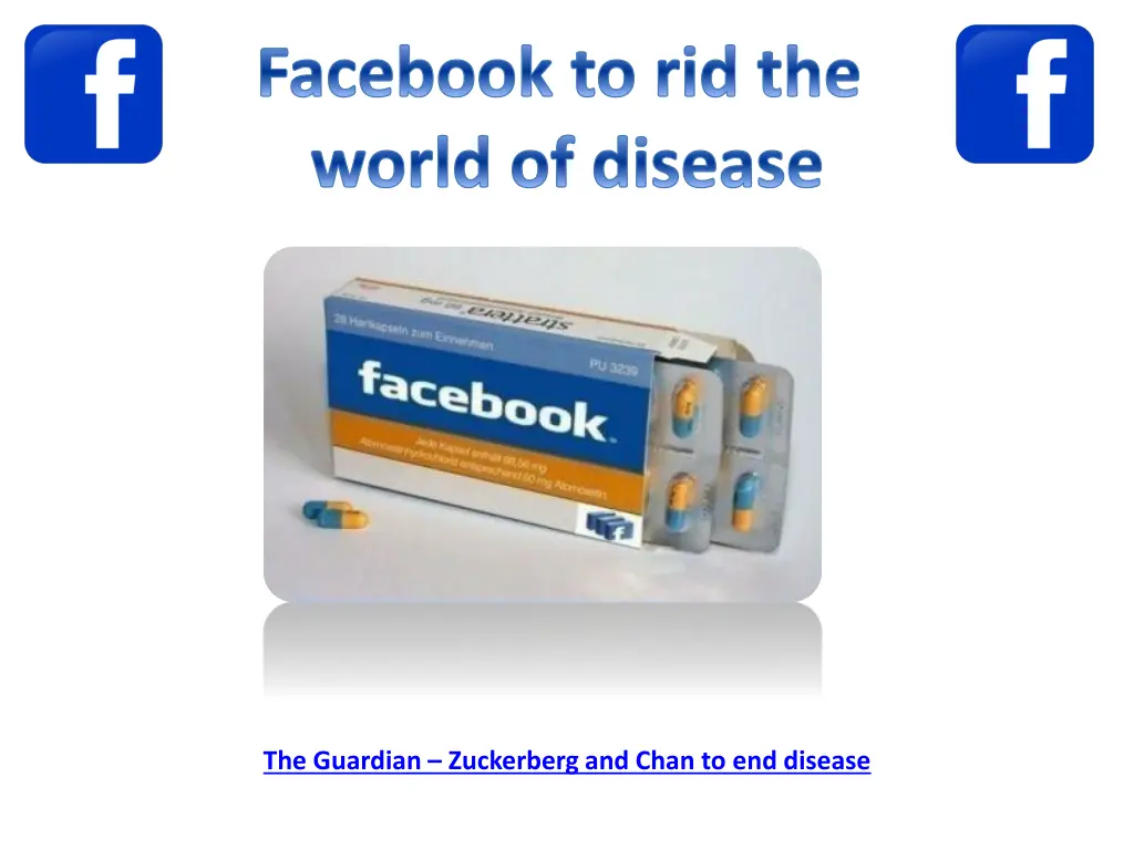 facebook to rid the world of disease