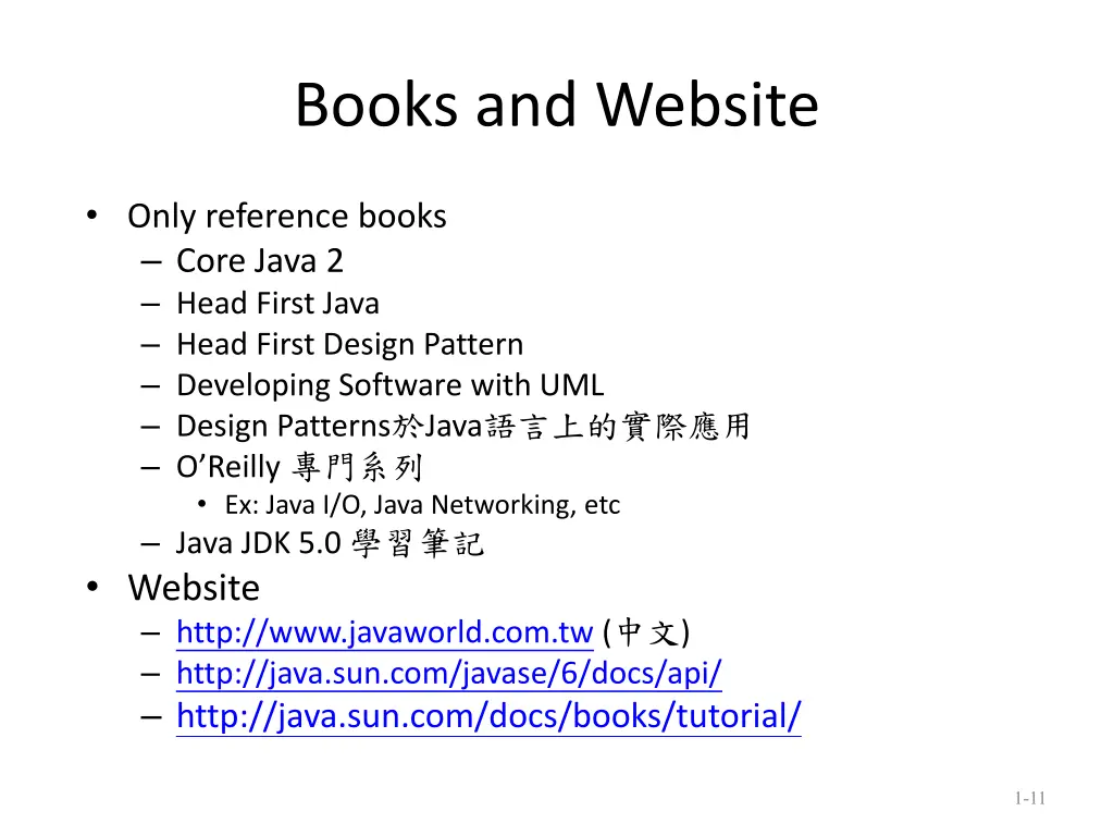 books and website