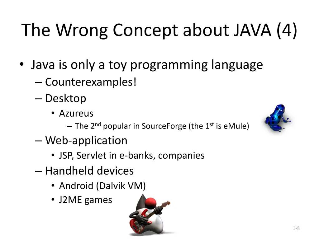 the wrong concept about java 4