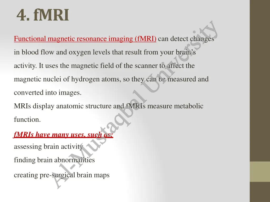 4 fmri