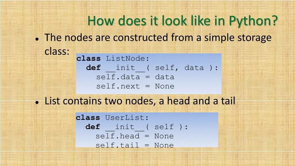 how does it look like in python