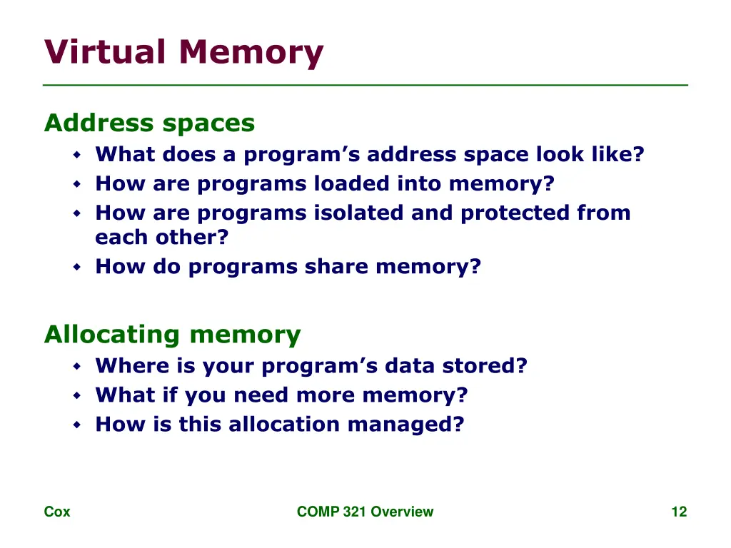 virtual memory