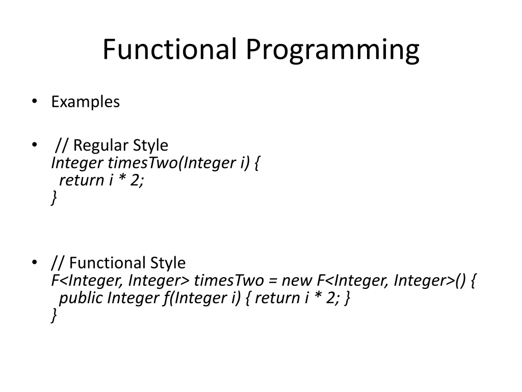 functional programming 1