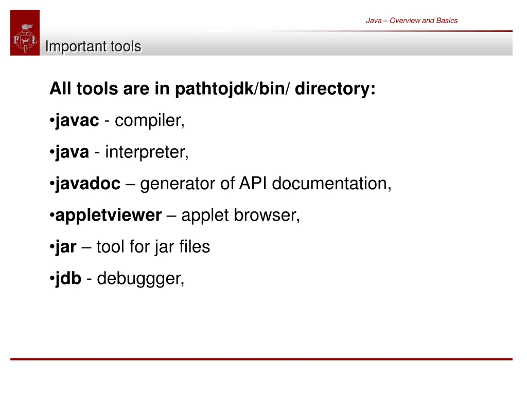 java overview and basics 12