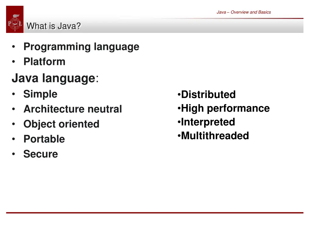 java overview and basics 2