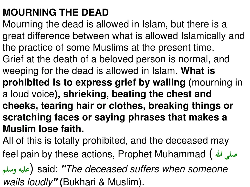 mourning the dead mourning the dead is allowed