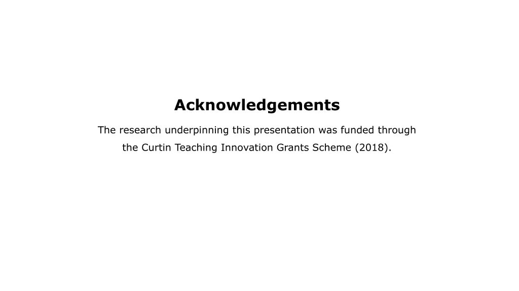 acknowledgements