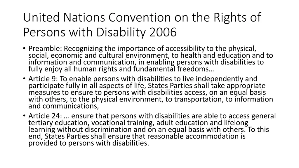 united nations convention on the rights