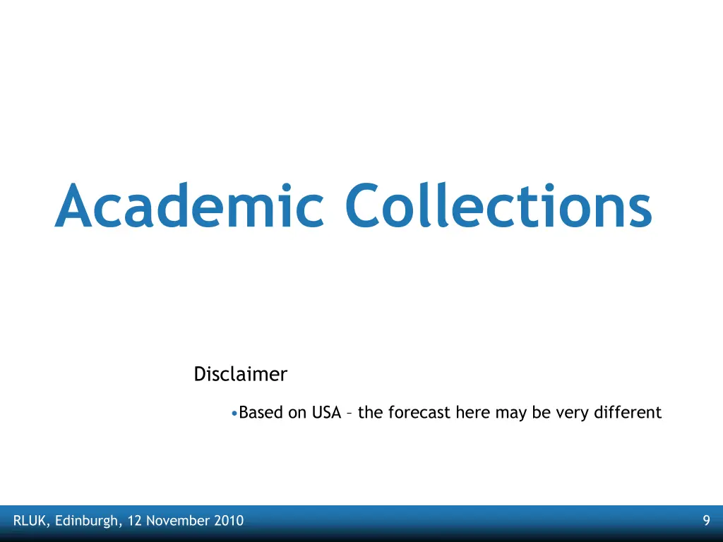 academic collections