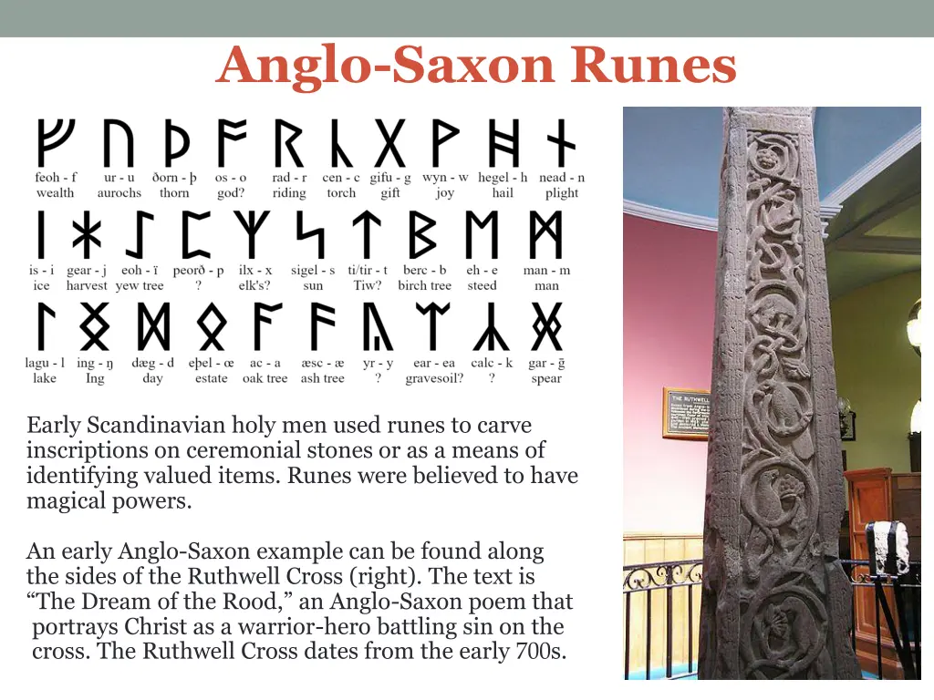 anglo saxon runes