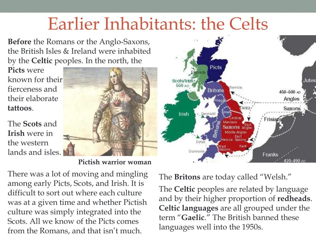 earlier inhabitants the celts before the romans