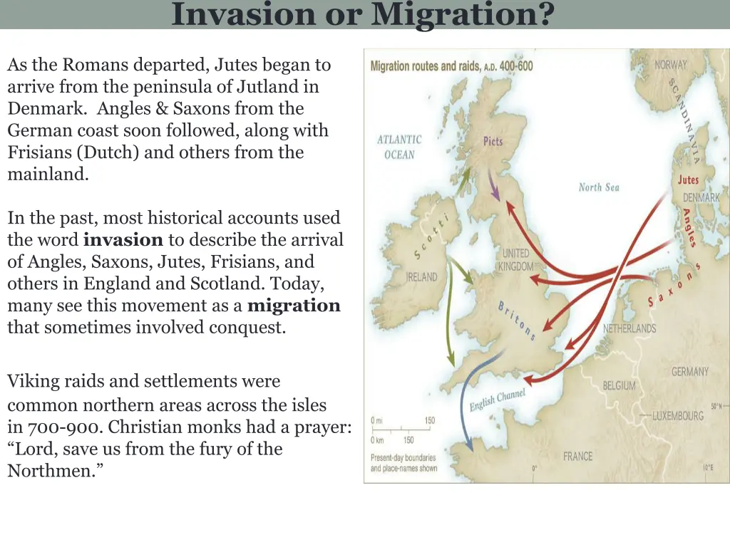 invasion or migration