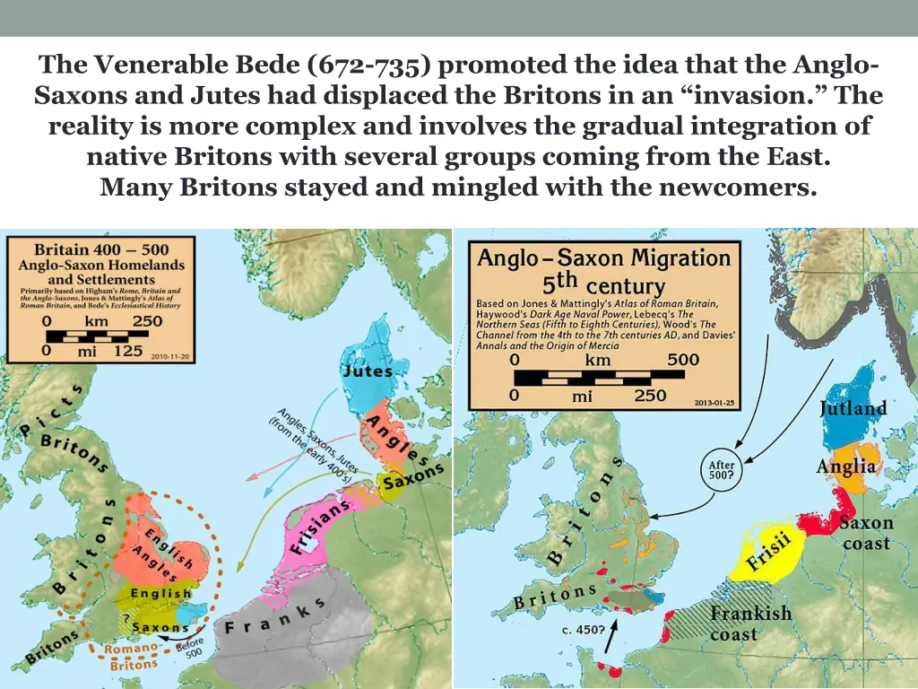 the venerable bede 672 735 promoted the idea that