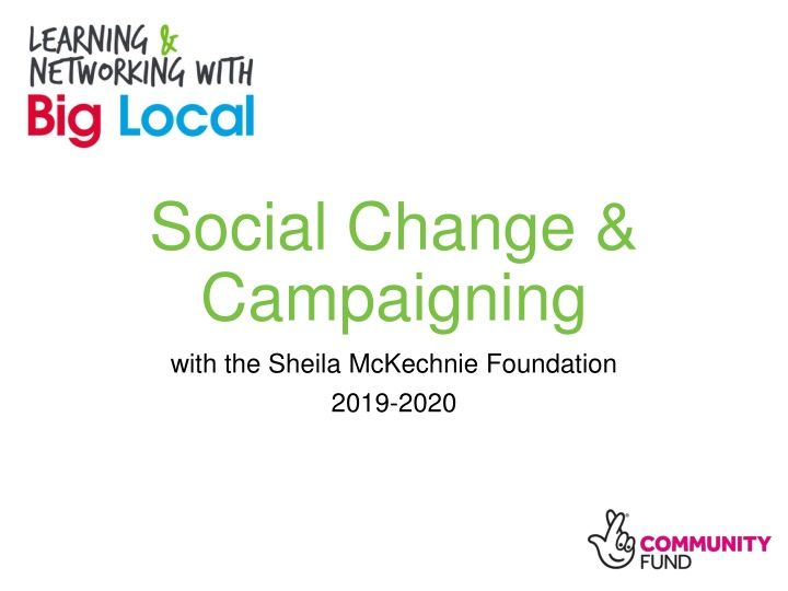 social change campaigning with the sheila