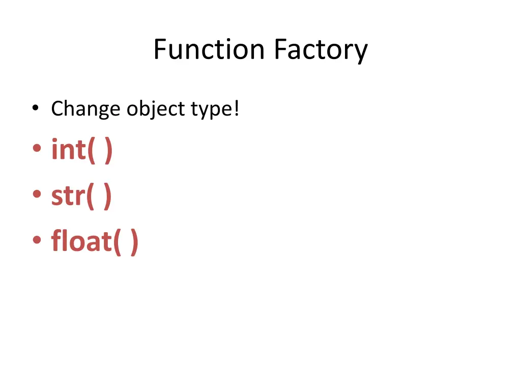 function factory