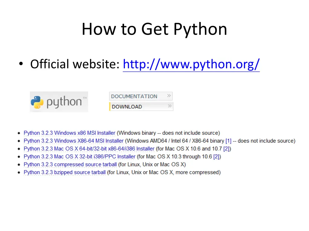 how to get python