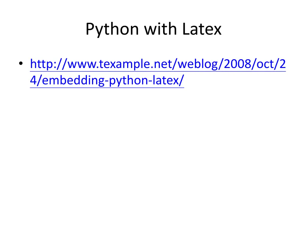 python with latex