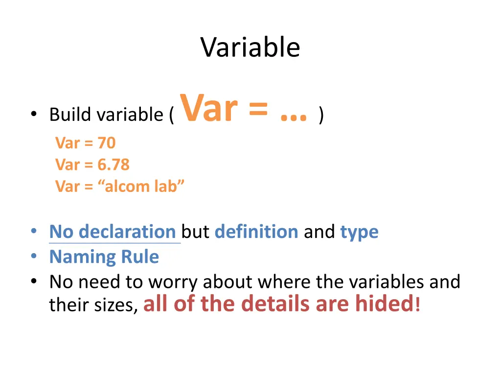 variable