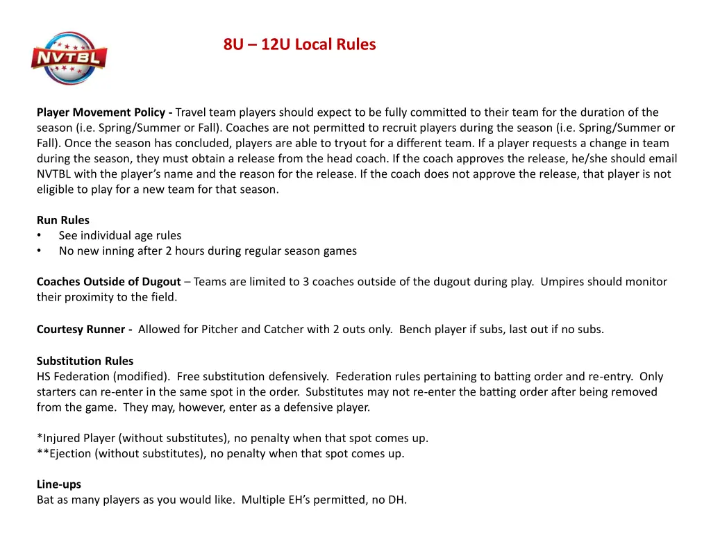 8u 12u local rules 3