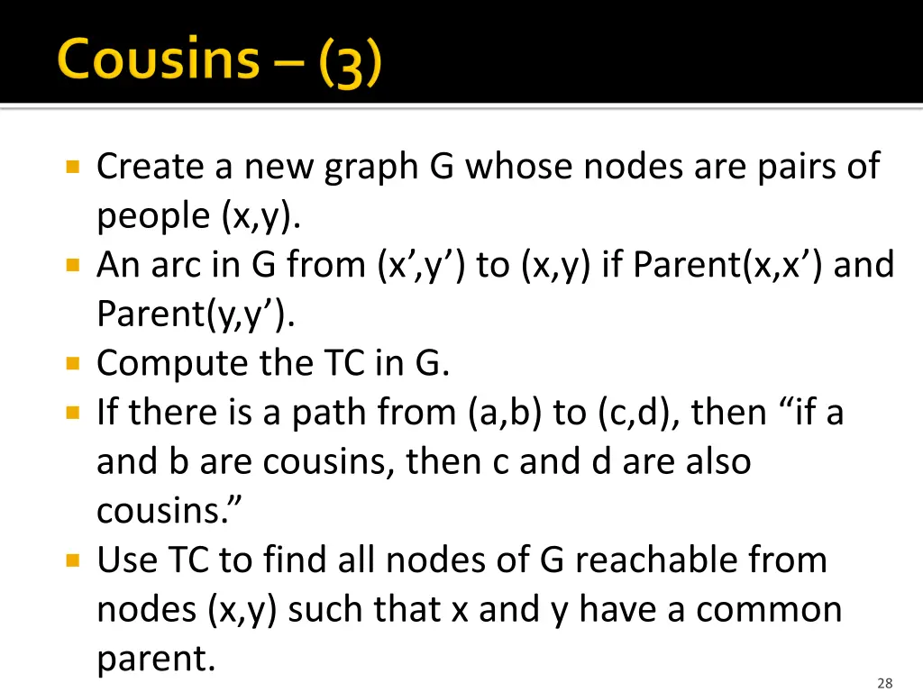 create a new graph g whose nodes are pairs