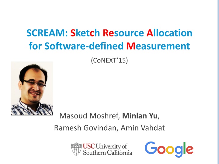 scream sketch resource allocation for software