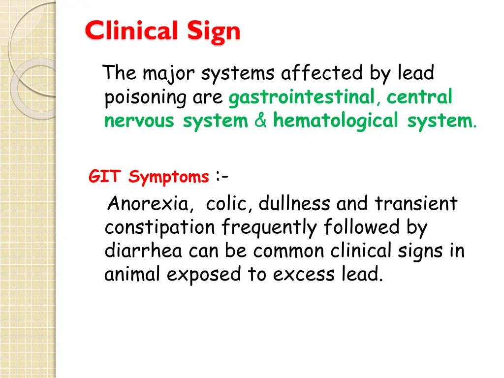 clinical sign