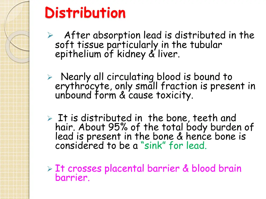 distribution