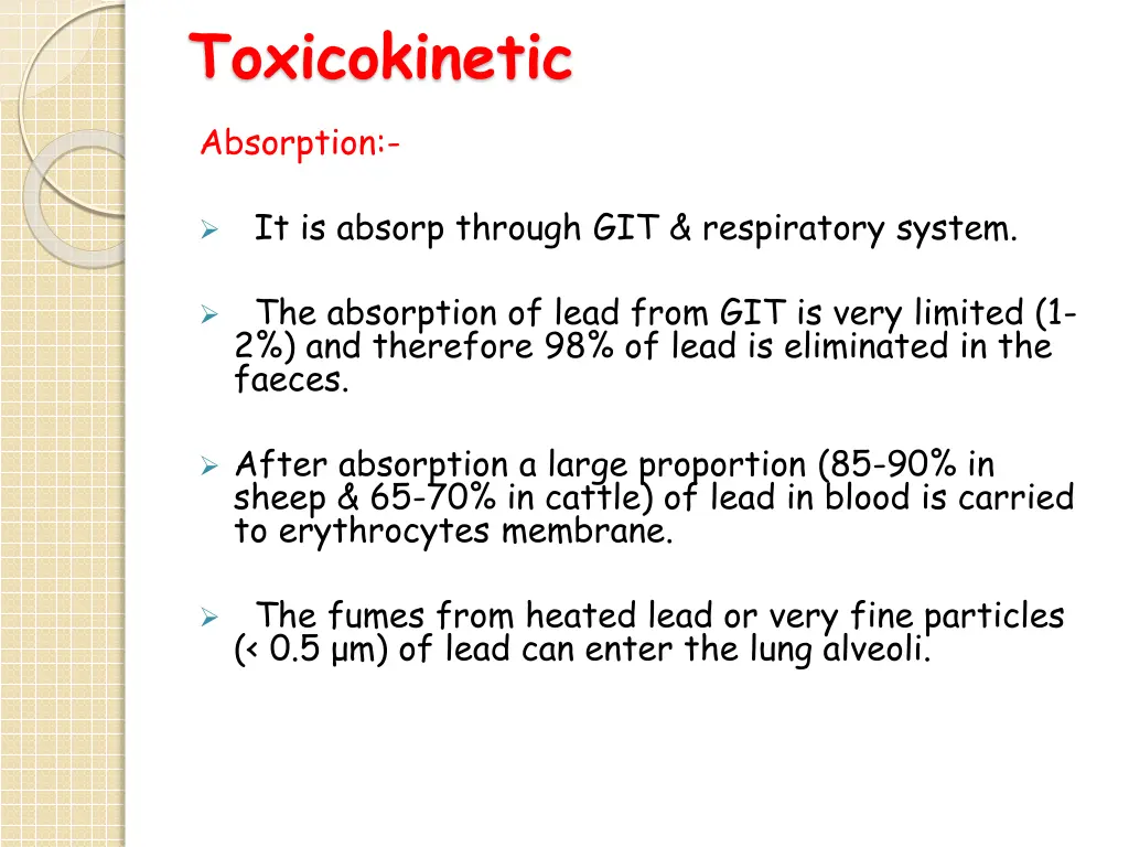 toxicokinetic