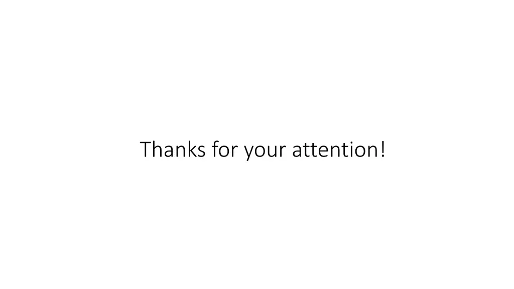 thanks for your attention