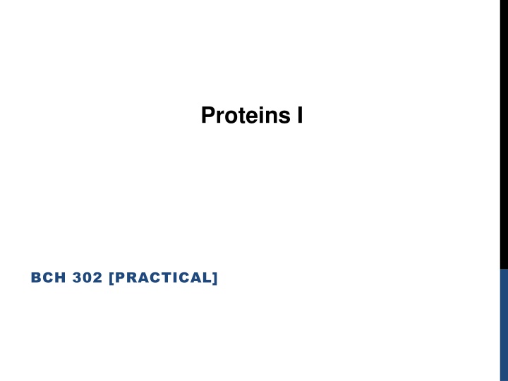 proteins i