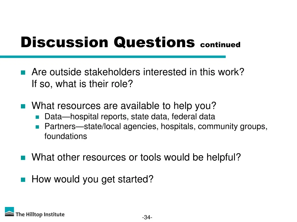 discussion questions continued