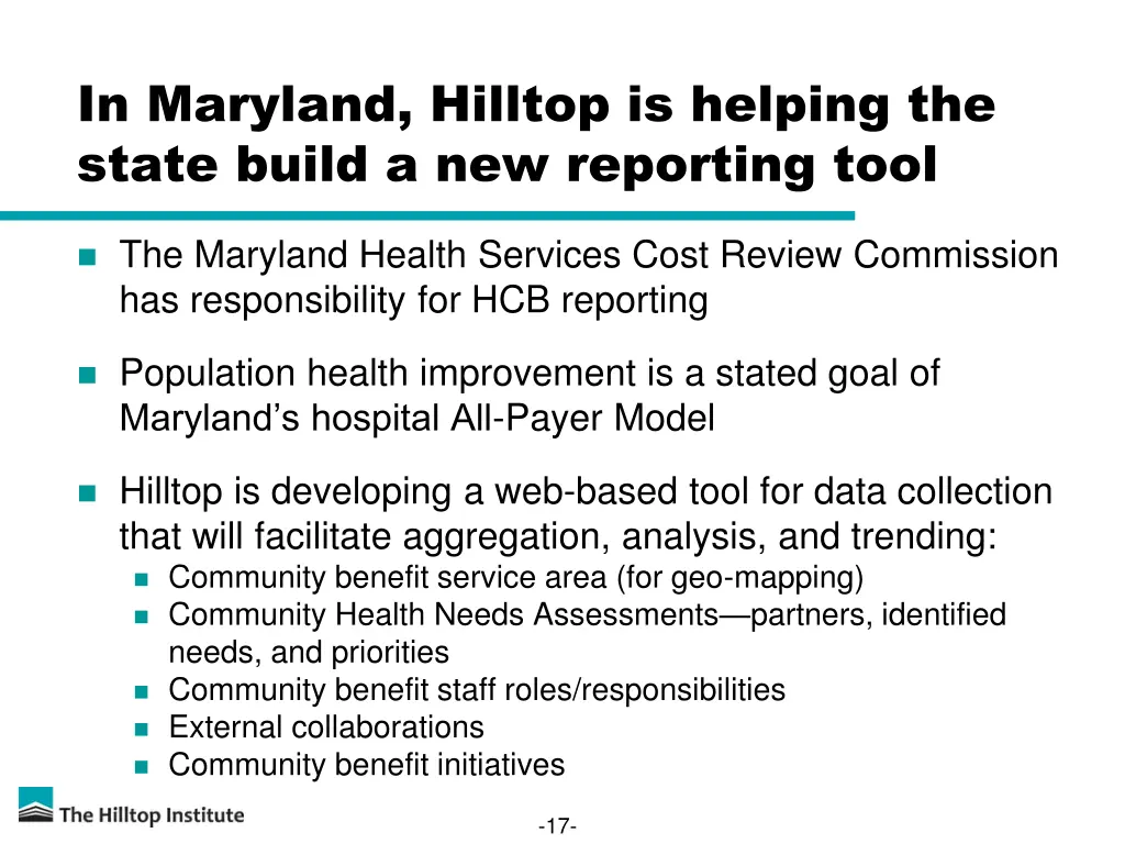 in maryland hilltop is helping the state build