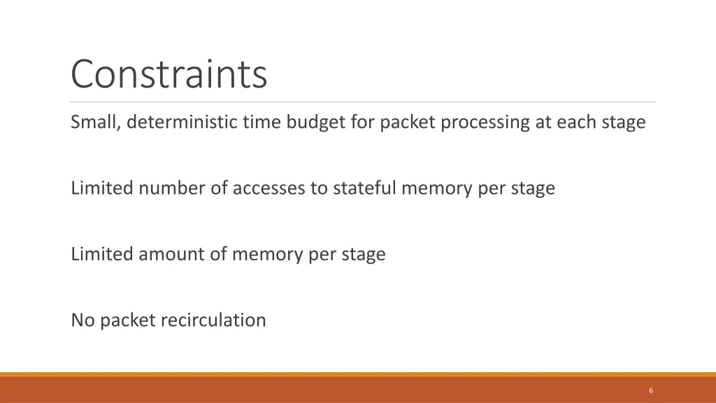 constraints