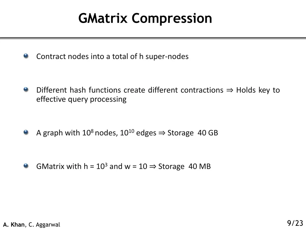 gmatrix compression