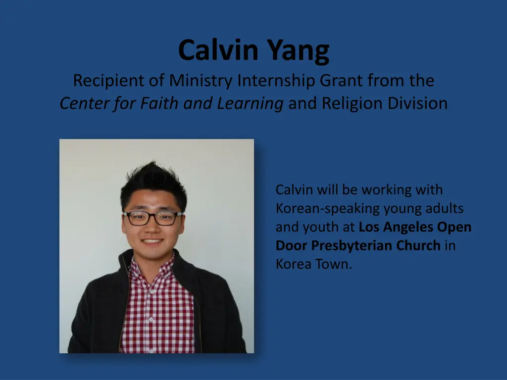 calvin yang